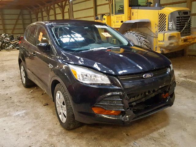 1FMCU0F76EUC11852 - 2014 FORD ESCAPE S BLACK photo 1