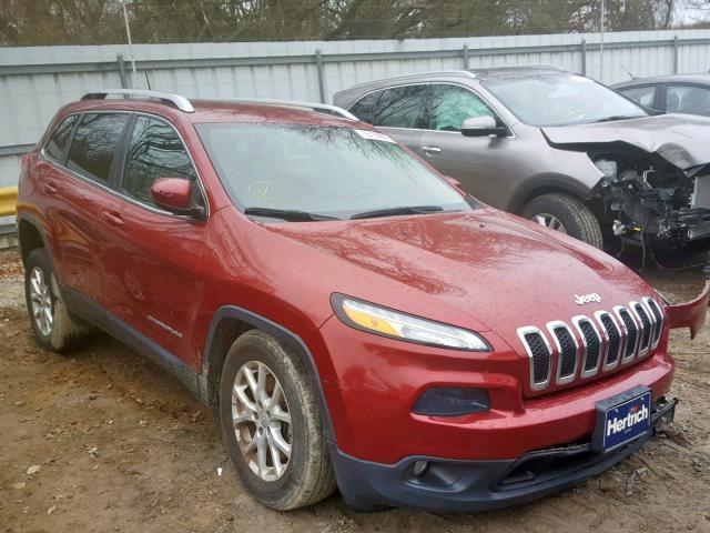 1C4PJMCS1FW709185 - 2015 JEEP CHEROKEE L RED photo 1