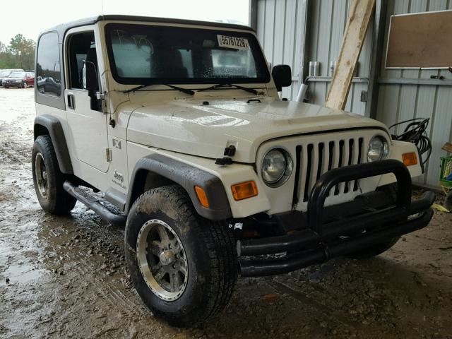 1J4FA39S76P704896 - 2006 JEEP WRANGLER X WHITE photo 1