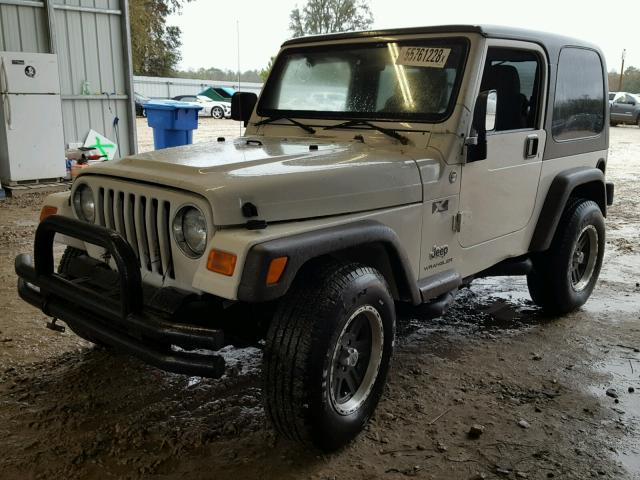 1J4FA39S76P704896 - 2006 JEEP WRANGLER X WHITE photo 2