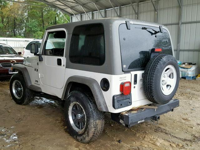 1J4FA39S76P704896 - 2006 JEEP WRANGLER X WHITE photo 3