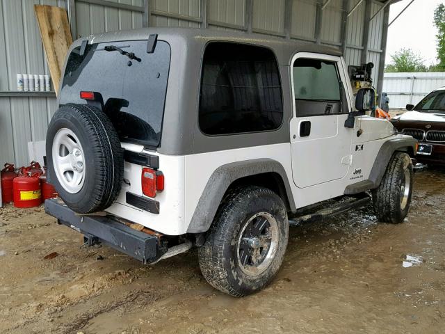 1J4FA39S76P704896 - 2006 JEEP WRANGLER X WHITE photo 4