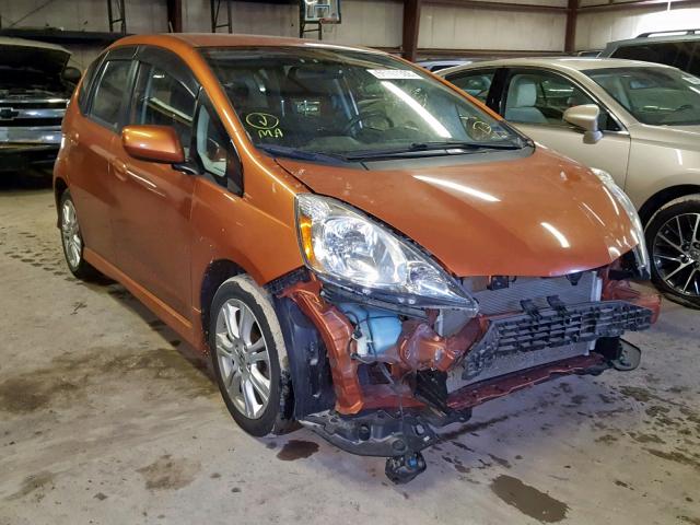 JHMGE8H47AS004010 - 2010 HONDA FIT SPORT ORANGE photo 1