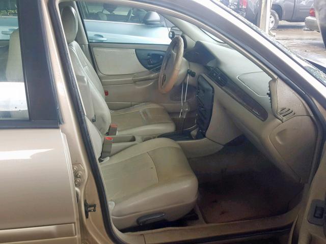 1G1NE52J216221164 - 2001 CHEVROLET MALIBU LS ოქროსფერი ფოტო 5