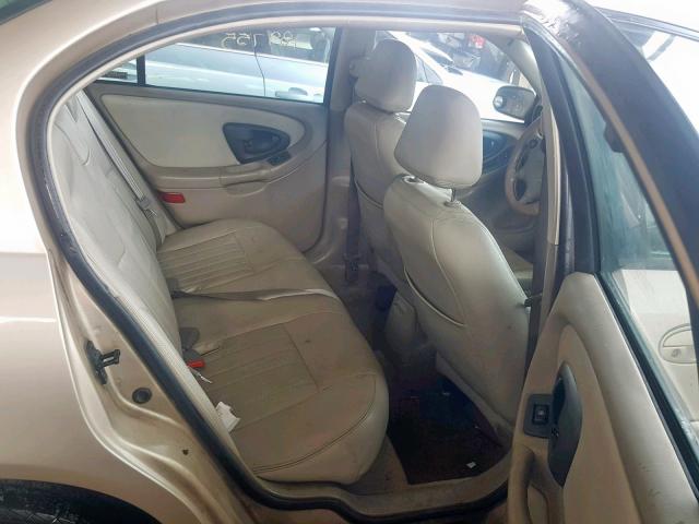 1G1NE52J216221164 - 2001 CHEVROLET MALIBU LS ოქროსფერი ფოტო 6