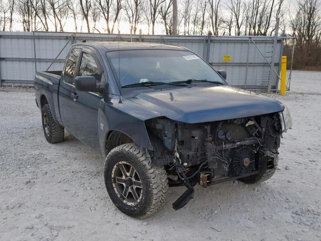 1N6AA06B74N511186 - 2004 NISSAN TITAN XE GREEN photo 1