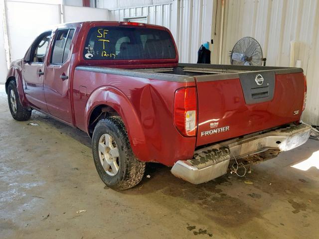 1N6AD09U78C420179 - 2008 NISSAN FRONTIER C MAROON photo 3