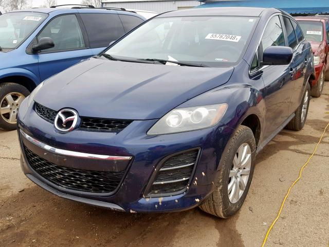 JM3ER2A58B0380149 - 2011 MAZDA CX-7 BLUE photo 2