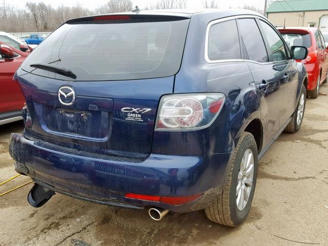 JM3ER2A58B0380149 - 2011 MAZDA CX-7 BLUE photo 4