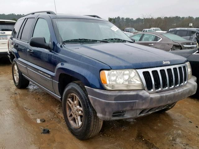 1J4GX48SX3C550696 - 2003 JEEP GRAND CHER BLUE photo 1