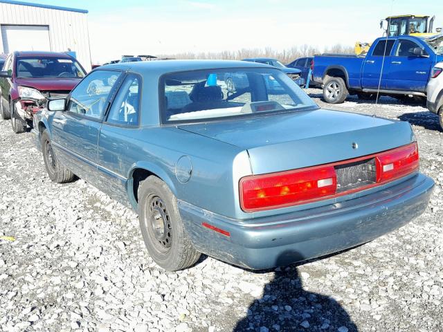 2G4WB12M4T1421623 - 1996 BUICK REGAL CUST TEAL photo 3