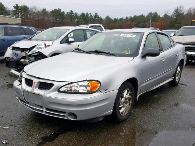 1G2NG52EX4M506638 - 2004 PONTIAC GRAND AM S SILVER photo 2