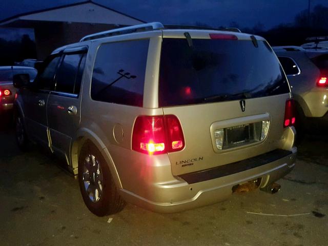 5LMFU28R64LJ24834 - 2004 LINCOLN NAVIGATOR 米色 照片 3