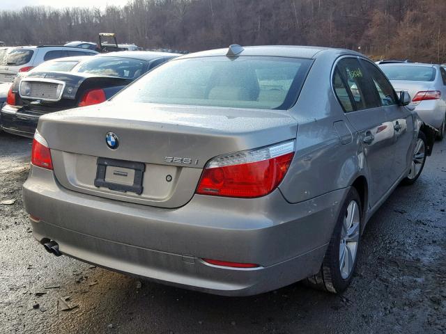 WBANV13529C153430 - 2009 BMW 528 XI TAN photo 4