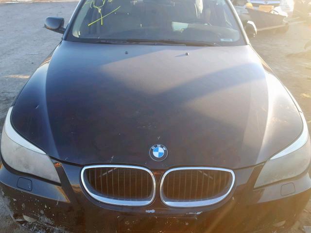 WBANA53505B864837 - 2005 BMW 525 I BLACK photo 7