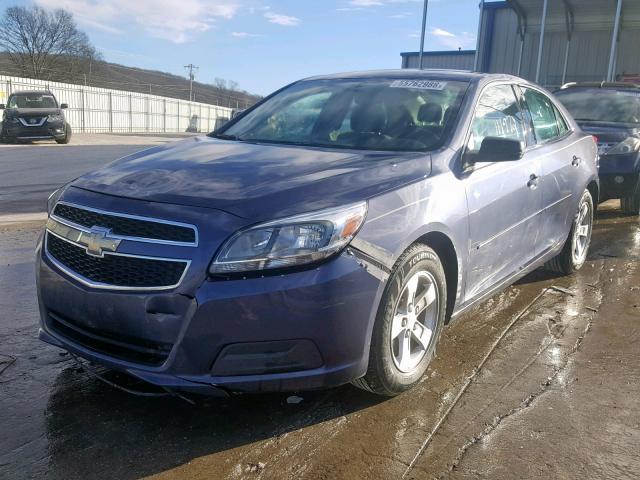 1G11B5SA5DF152417 - 2013 CHEVROLET MALIBU LS BLUE photo 2