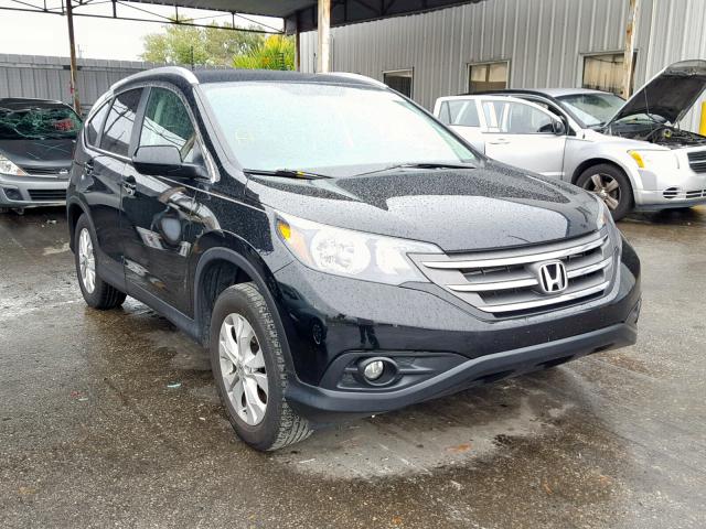 5J6RM3H72DL033594 - 2013 HONDA CR-V EXL BLACK photo 1