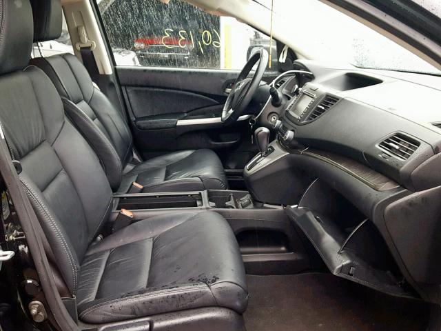 5J6RM3H72DL033594 - 2013 HONDA CR-V EXL BLACK photo 5