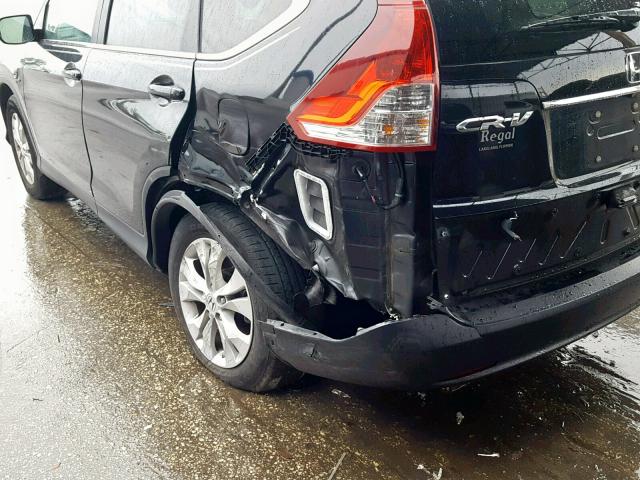 5J6RM3H72DL033594 - 2013 HONDA CR-V EXL BLACK photo 9