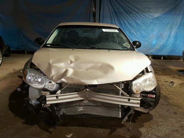 1C3EL56R96N256430 - 2006 CHRYSLER SEBRING TO GOLD photo 9