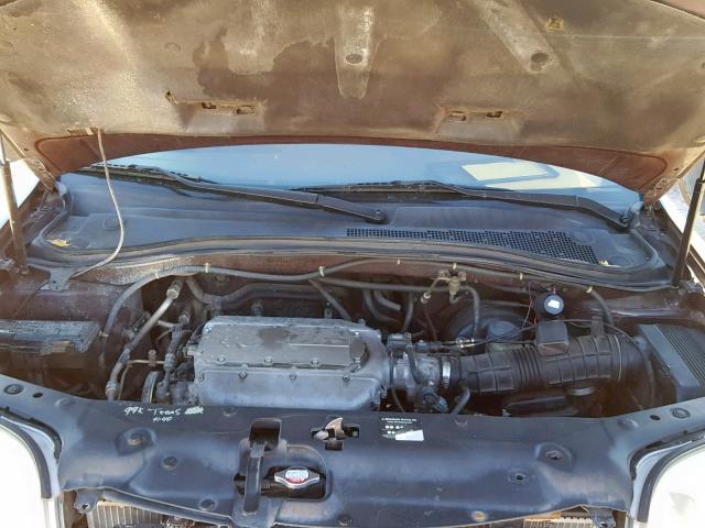 2HNYD18811H539676 - 2001 ACURA MDX TOURIN BURGUNDY photo 7