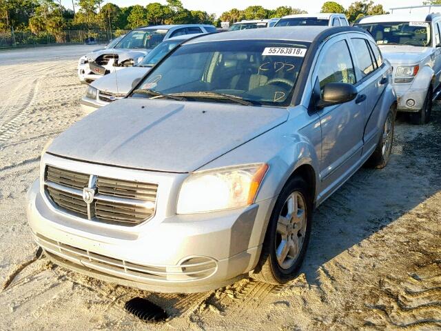 1B3HB48B17D281904 - 2007 DODGE CALIBER SX SILVER photo 2