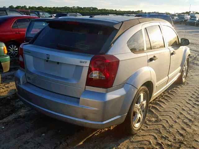 1B3HB48B17D281904 - 2007 DODGE CALIBER SX SILVER photo 4