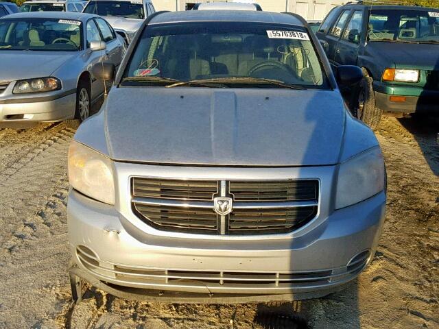 1B3HB48B17D281904 - 2007 DODGE CALIBER SX SILVER photo 9