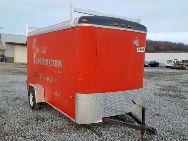 4PL500E10X1037656 - 1999 CARGO TRAILER RED photo 1