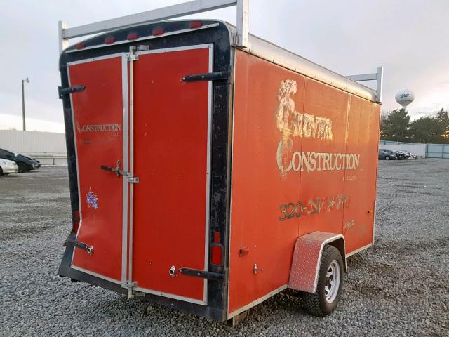 4PL500E10X1037656 - 1999 CARGO TRAILER RED photo 4