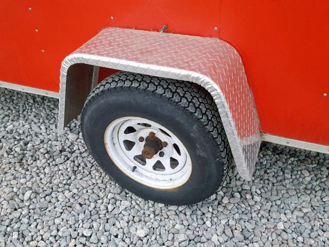 4PL500E10X1037656 - 1999 CARGO TRAILER RED photo 8