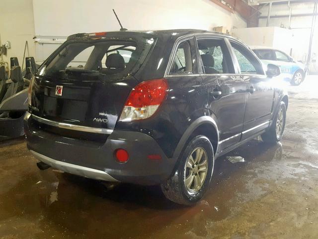 3GSDL43N29S524025 - 2009 SATURN VUE XE BLACK photo 4