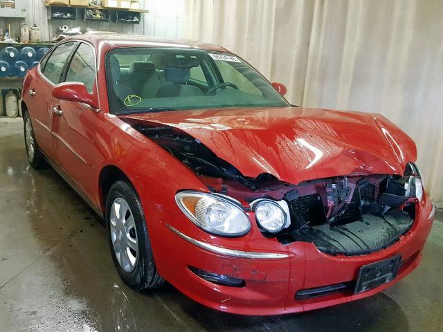 2G4WC582381170840 - 2008 BUICK LACROSSE C RED photo 1