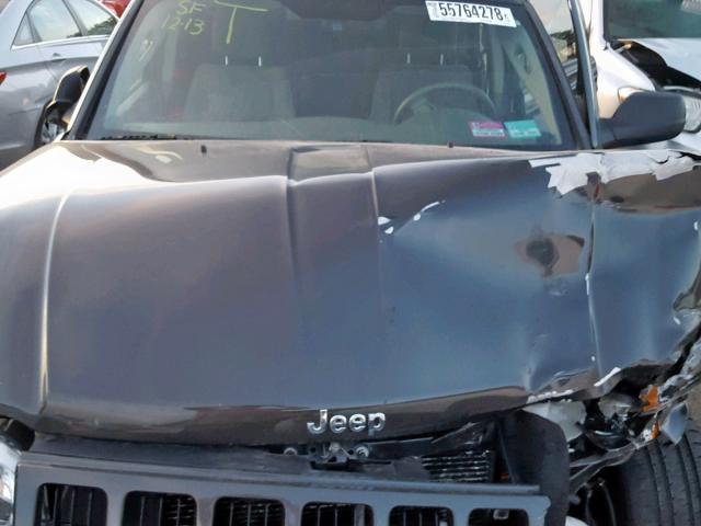 1J4GR48K35C537530 - 2005 JEEP GRAND CHER GRAY photo 7