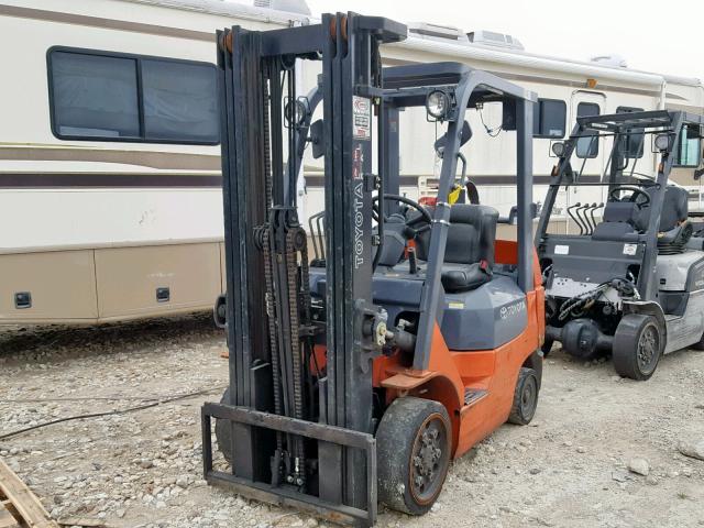 7FGCU2580479 - 2003 TOYOTA FORKLIFT ORANGE photo 2