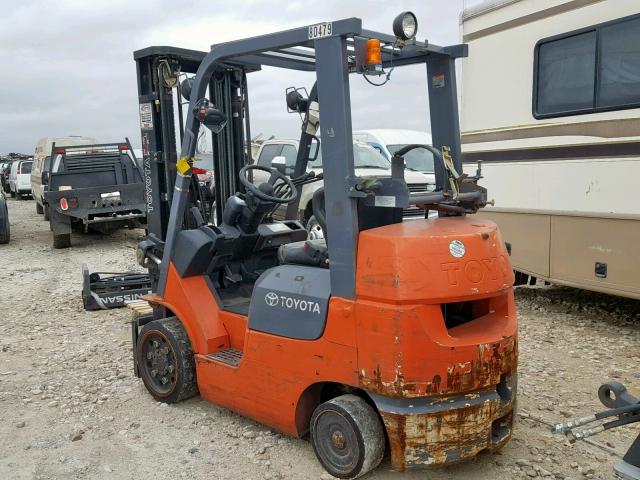 7FGCU2580479 - 2003 TOYOTA FORKLIFT ORANGE photo 3