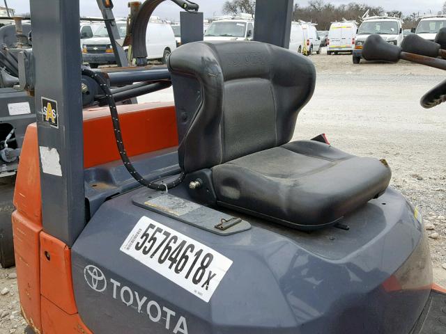 7FGCU2580479 - 2003 TOYOTA FORKLIFT ORANGE photo 6