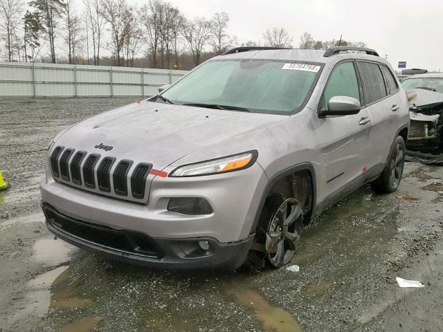 1C4PJLCB4JD544666 - 2018 JEEP CHEROKEE L GRAY photo 2