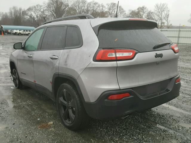 1C4PJLCB4JD544666 - 2018 JEEP CHEROKEE L GRAY photo 3