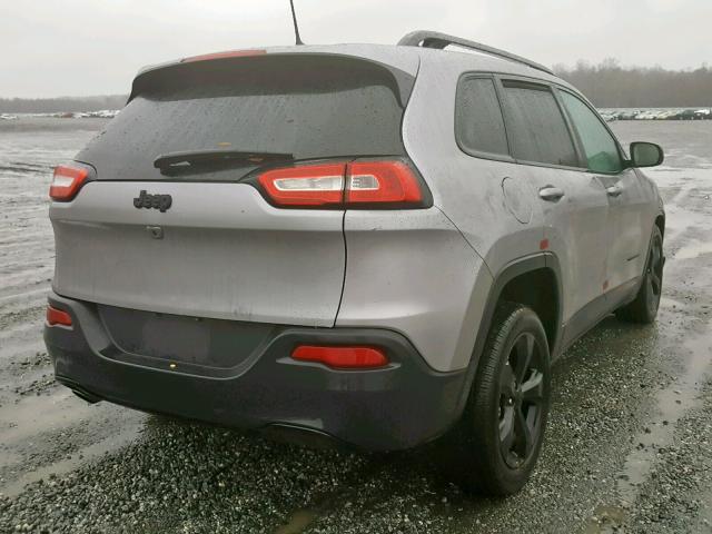 1C4PJLCB4JD544666 - 2018 JEEP CHEROKEE L GRAY photo 4