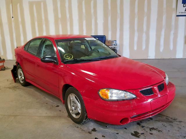 1G2NF52F83C139206 - 2003 PONTIAC GRAND AM S RED photo 1