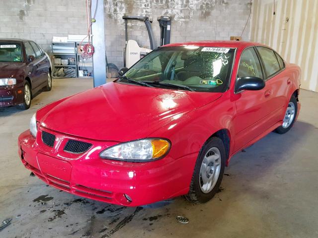 1G2NF52F83C139206 - 2003 PONTIAC GRAND AM S RED photo 2