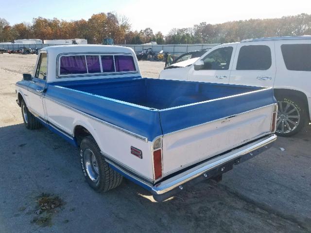 CE141F802342 - 1971 CHEVROLET C-10 BLUE photo 3