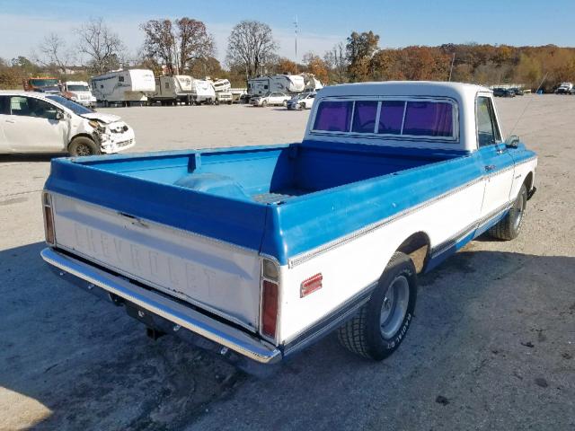 CE141F802342 - 1971 CHEVROLET C-10 BLUE photo 4