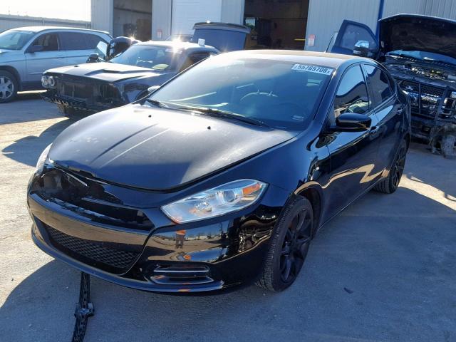 1C3CDFBH7DD156515 - 2013 DODGE DART SXT BLACK photo 2