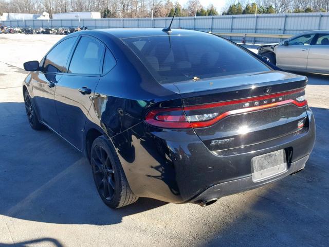 1C3CDFBH7DD156515 - 2013 DODGE DART SXT BLACK photo 3