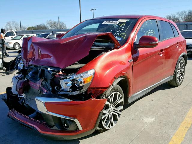 JA4AP3AUXHZ013746 - 2017 MITSUBISHI OUTLANDER RED photo 2