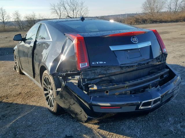 1G6DS1ED1B0107710 - 2011 CADILLAC CTS PREMIU BLACK photo 3