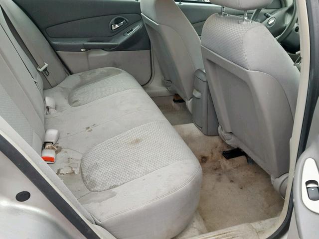 1G1ZS58F58F140313 - 2008 CHEVROLET MALIBU LS SILVER photo 6