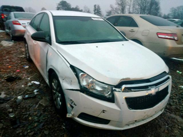 1G1PD5SH0B7291055 - 2011 CHEVROLET CRUZE LS WHITE photo 1